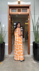 Vestido Stones Laranja