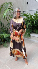 Kaftan Longo Seda Estampa