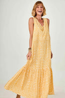 Vestido Pedrinhas Amarelo