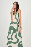 Vestido Waves Green