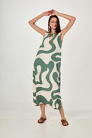 Vestido Waves Green